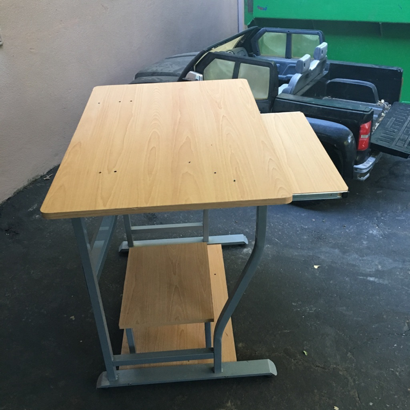 A lone desk looking for a good home.