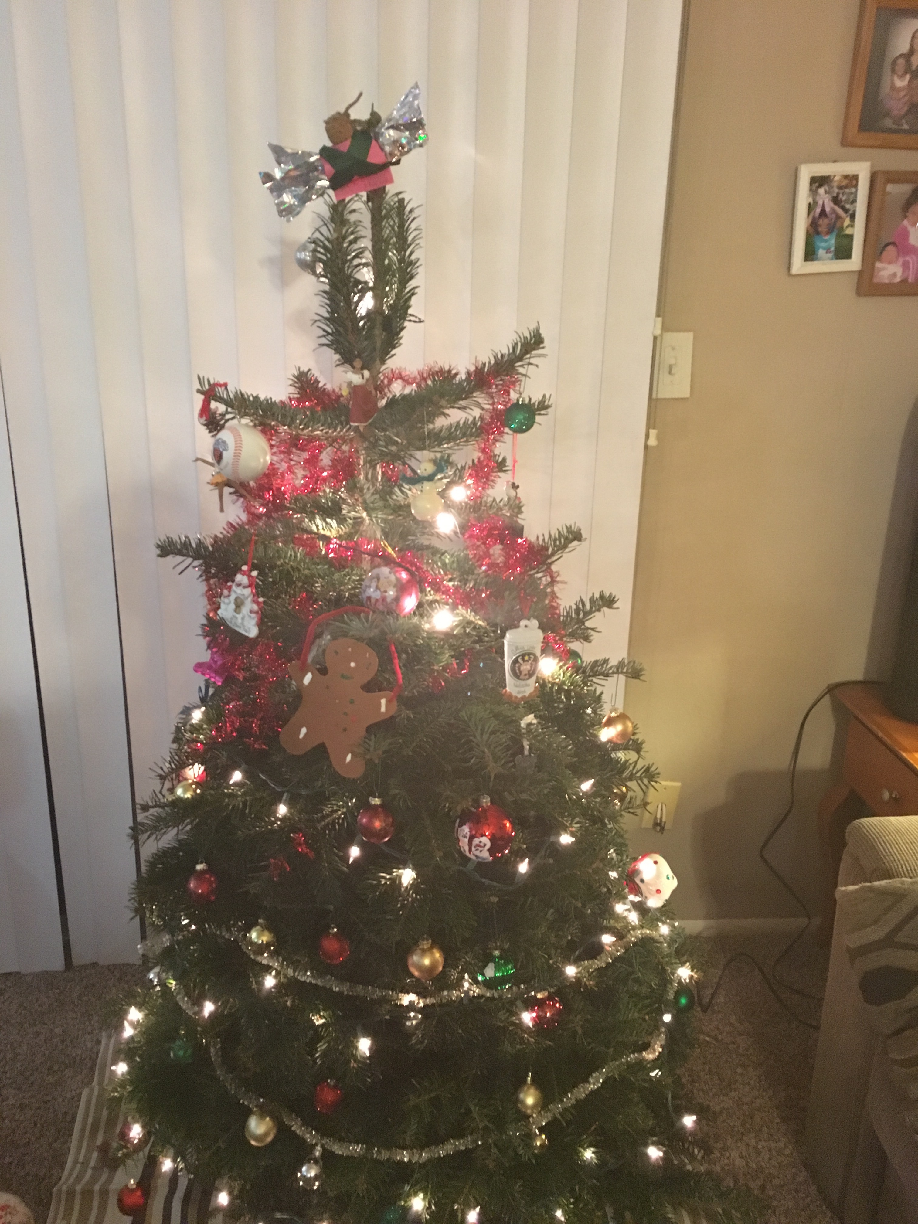 The first Christmas Tree our family has ever done